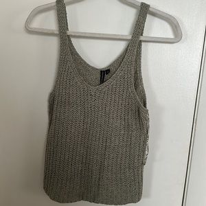 Woven loose fitting light green blouse